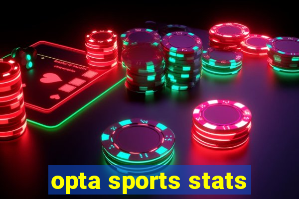 opta sports stats